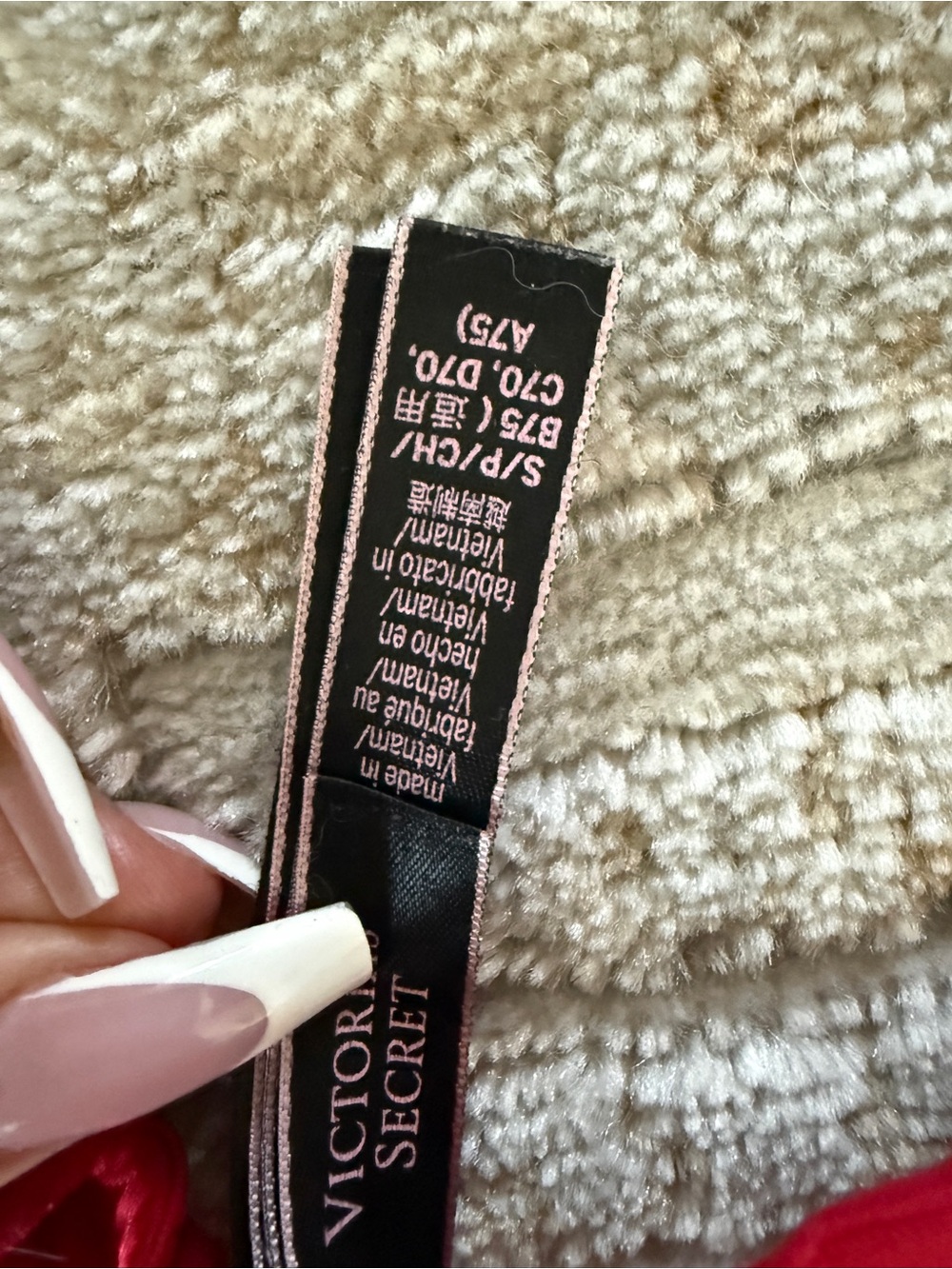 Victoria's Secret Satin Bralette Trio in Black, Nude & Red - Picture 2 of 3